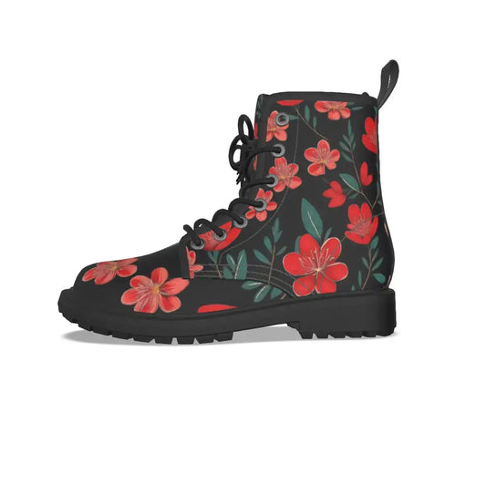 Floral Short Boots