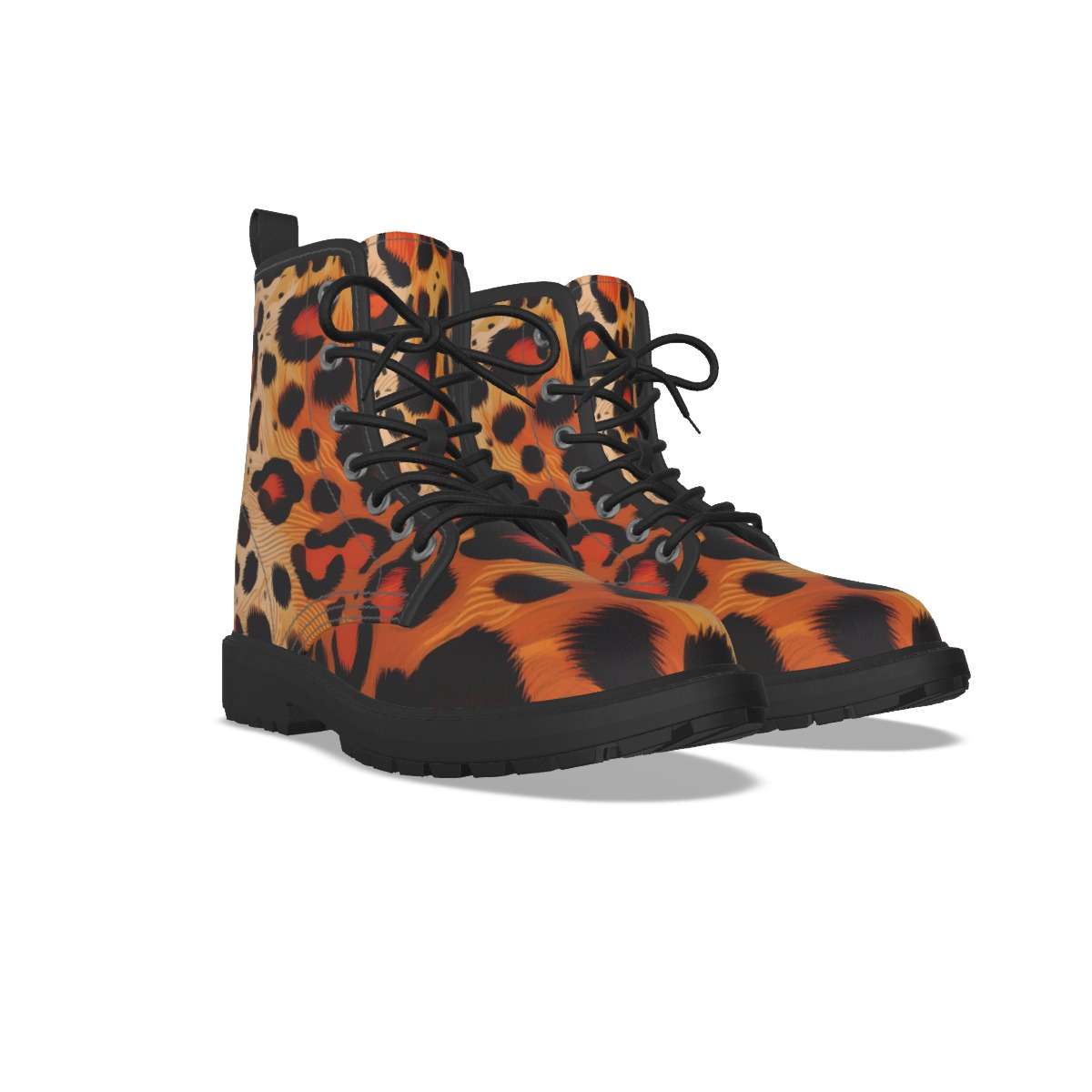 Leopard Print Short Boots