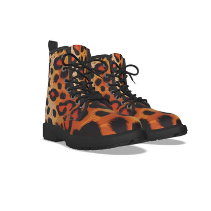 Leopard Print Short Boots