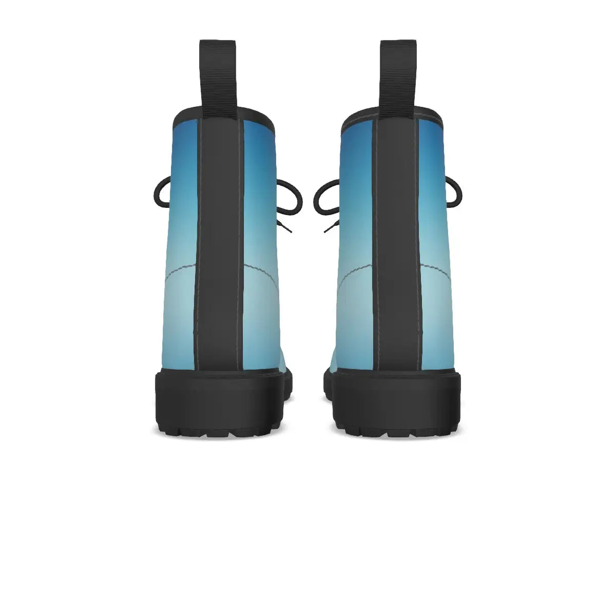 Ombre Blue Short Boots