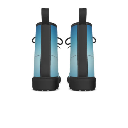Ombre Blue Short Boots