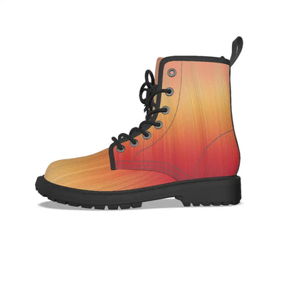 Orange-Red Gradient Short Boots