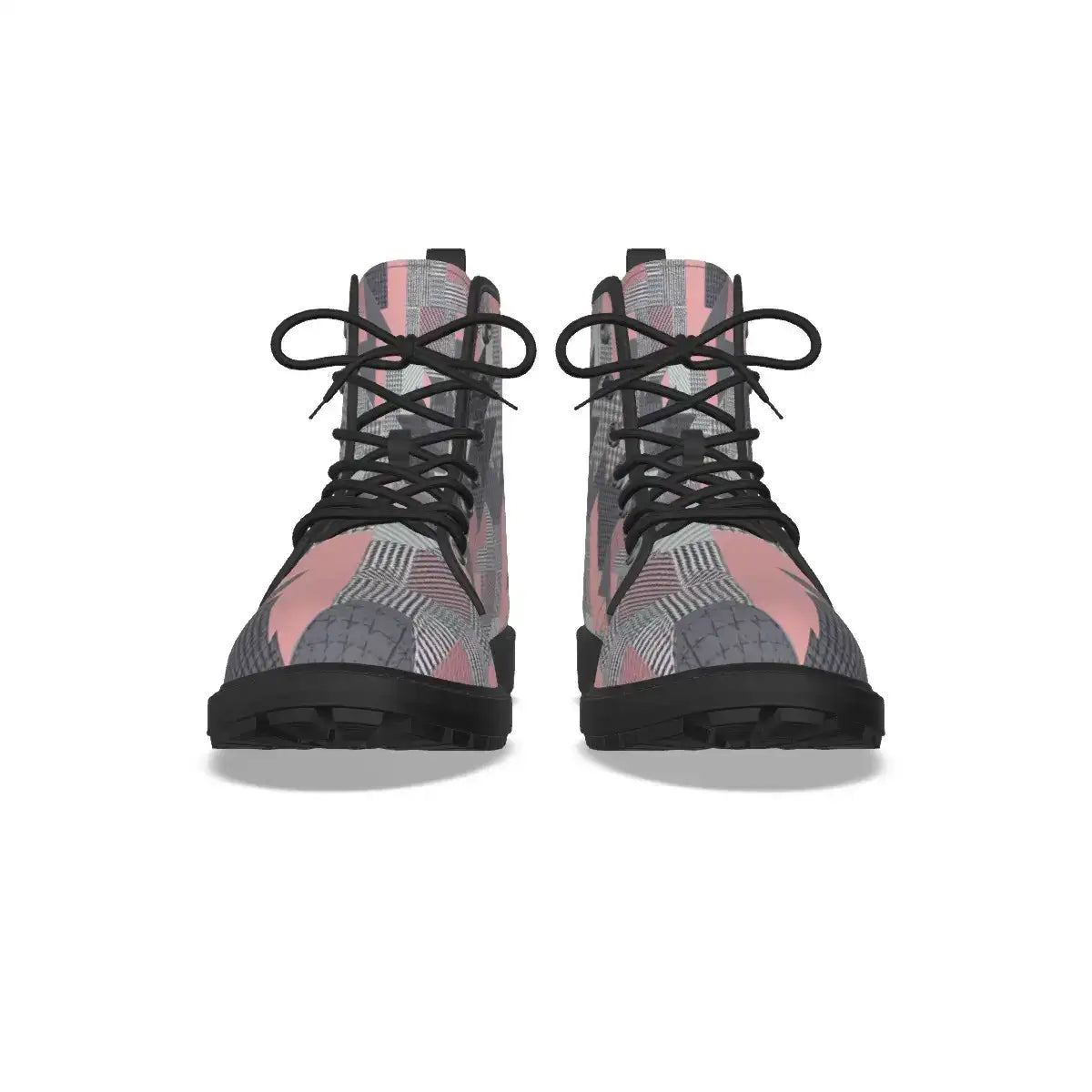 Patchwork Short Boots