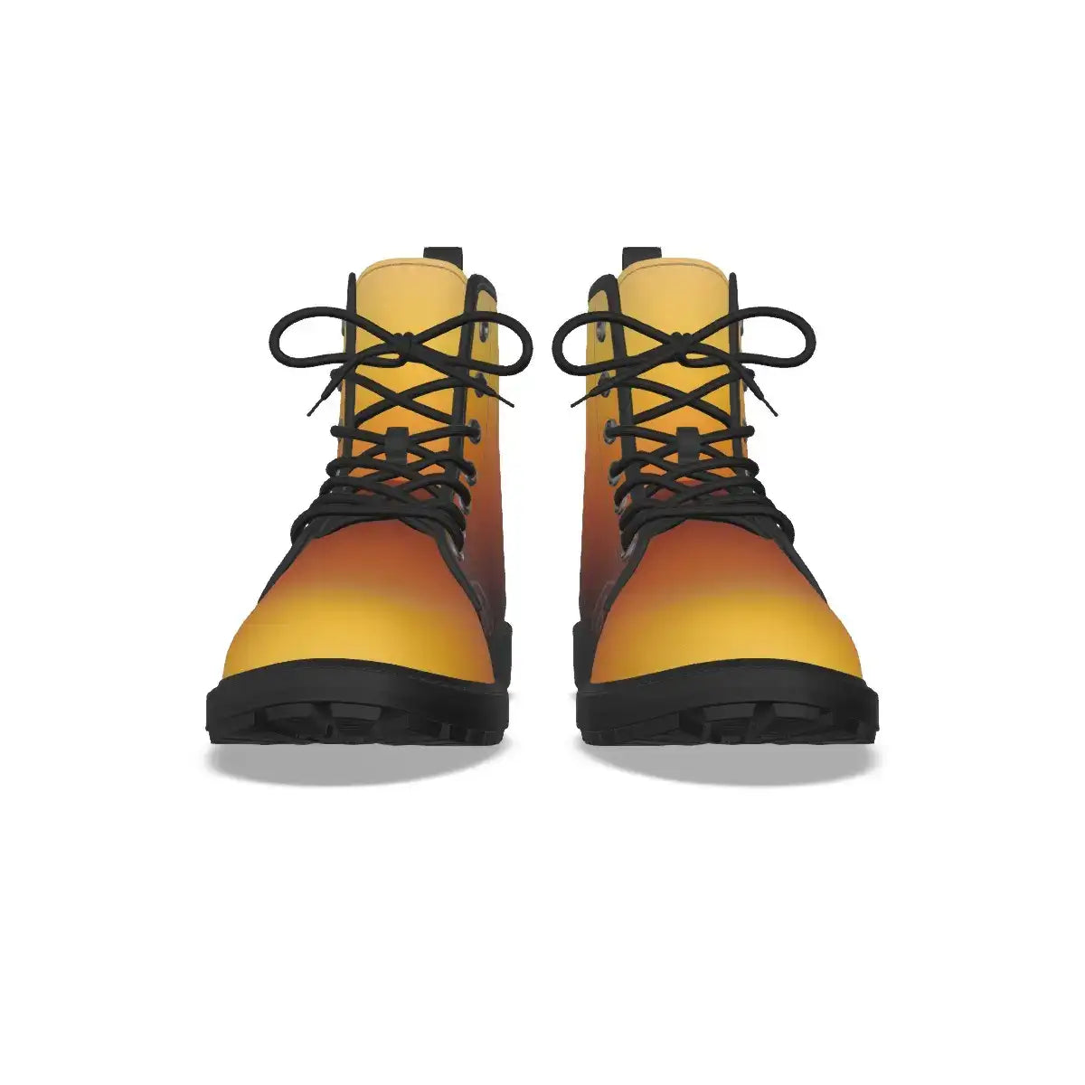 Yellow Ombre Short Boots