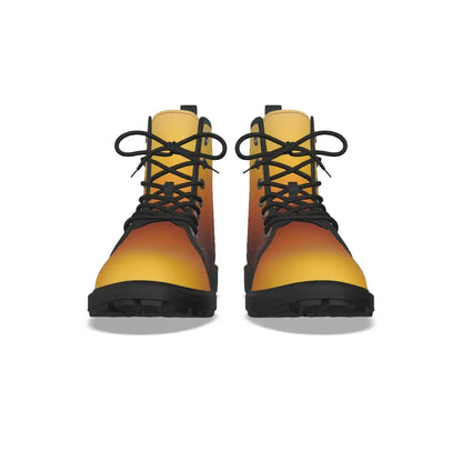 Yellow Ombre Short Boots