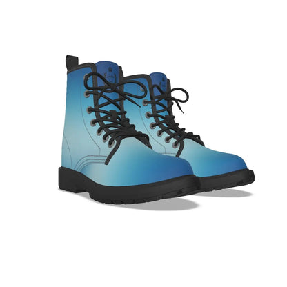 Ombre Blue Short Boots