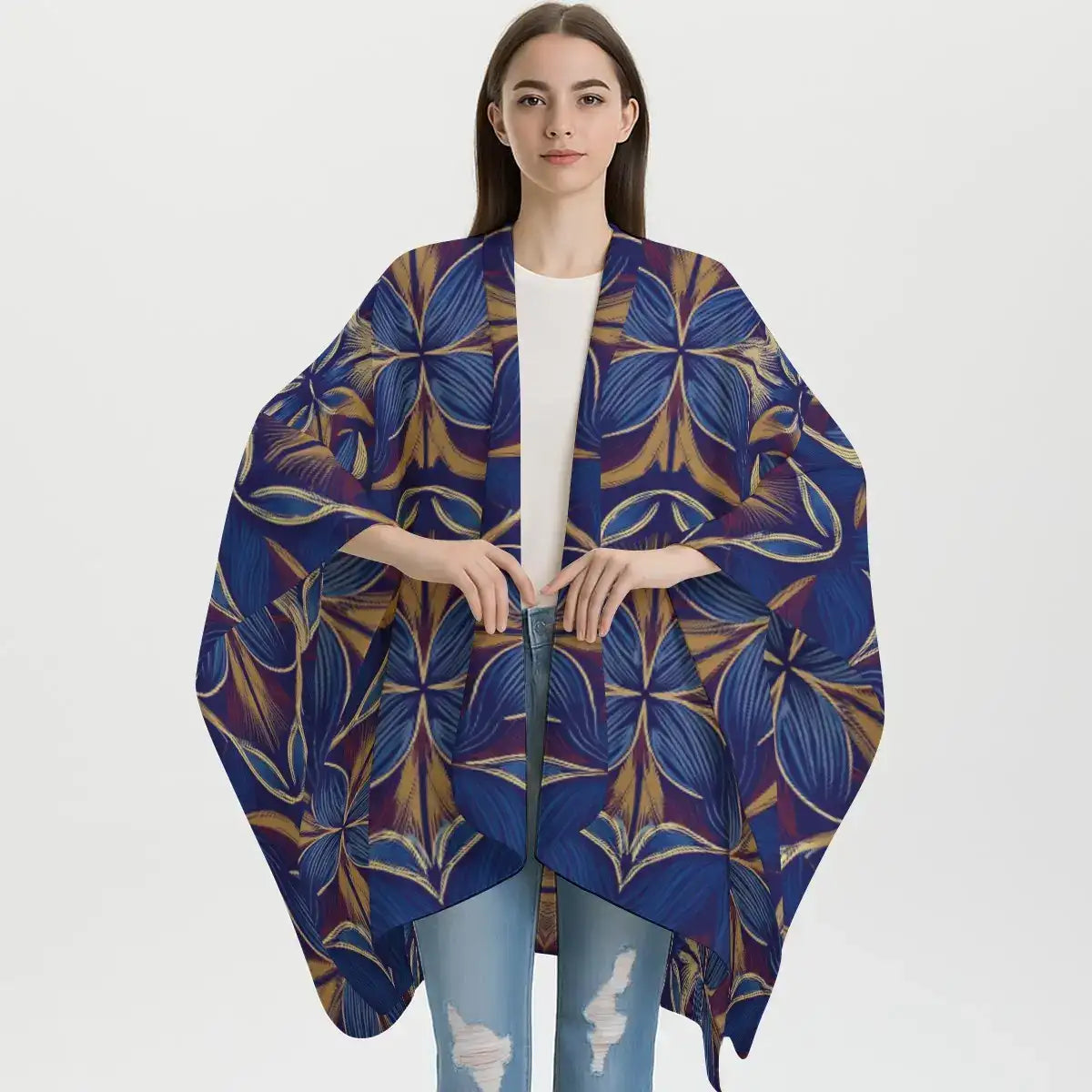 Multicolored Poncho