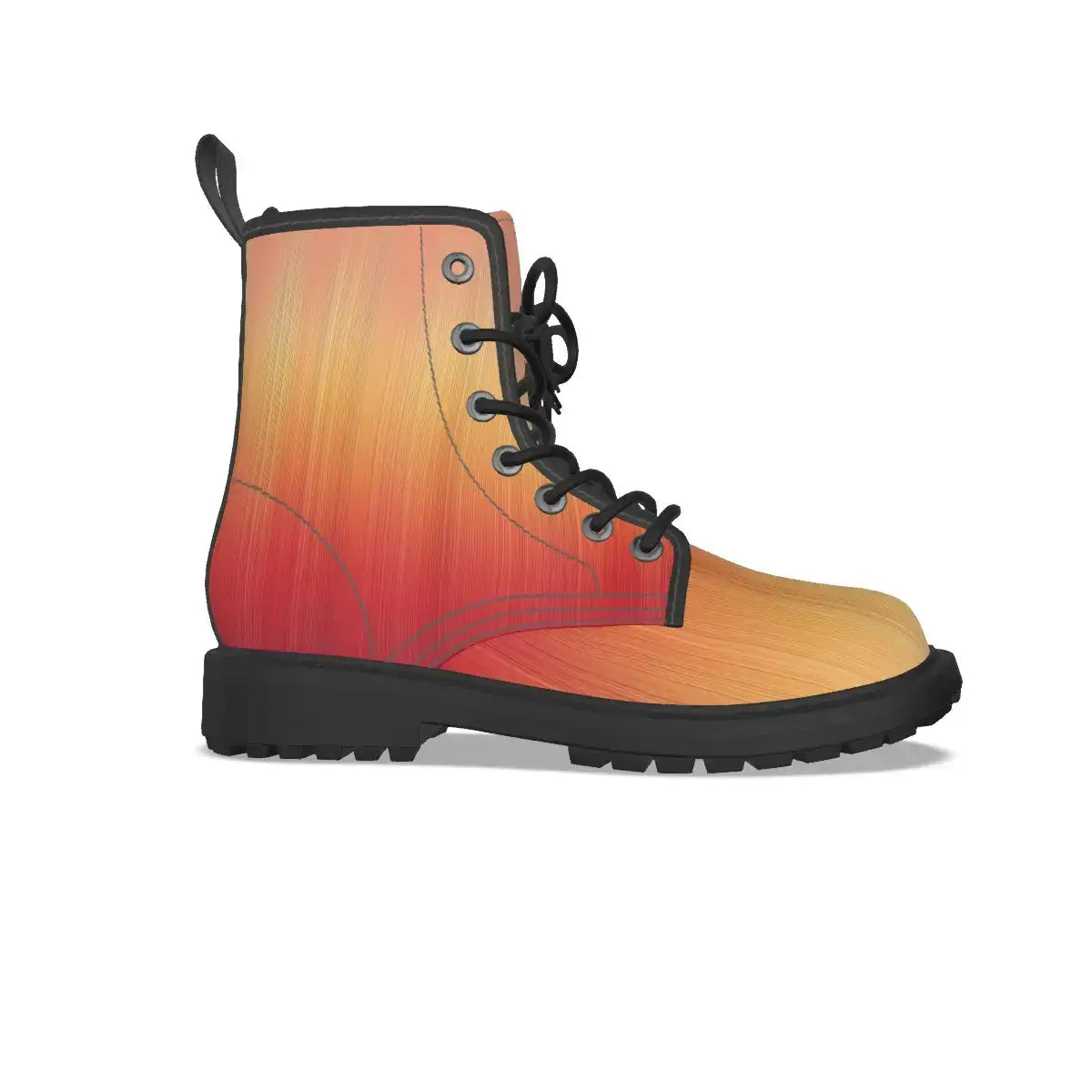 Orange-Red Gradient Short Boots