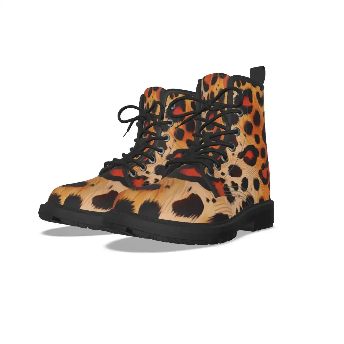 Leopard Print Short Boots