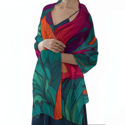 Floral Rectangle Scarf | 170X45cm Yoycol