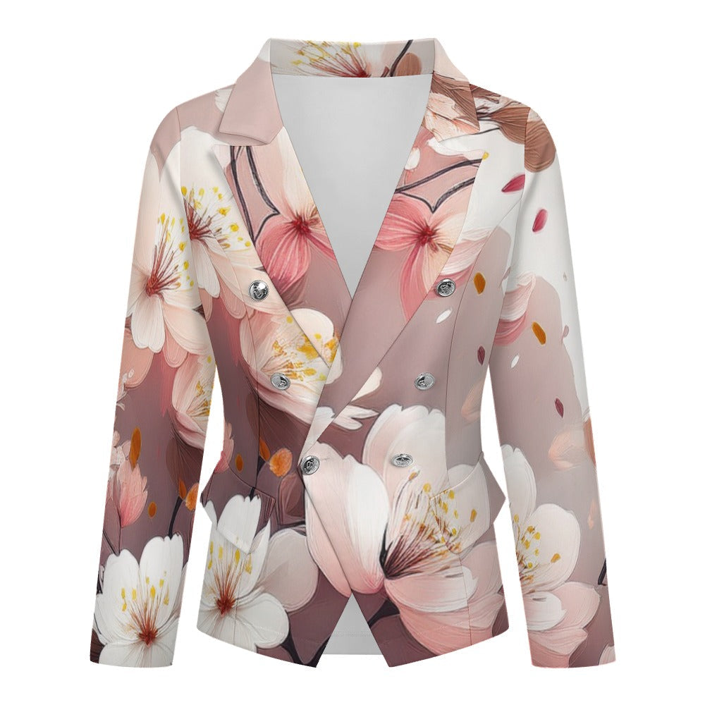 Floral Casual Blaser Inkedjoy