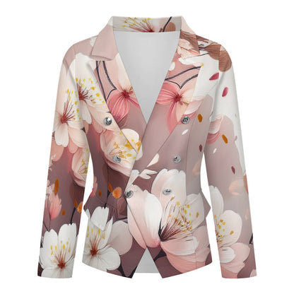 Floral Casual Blaser Inkedjoy