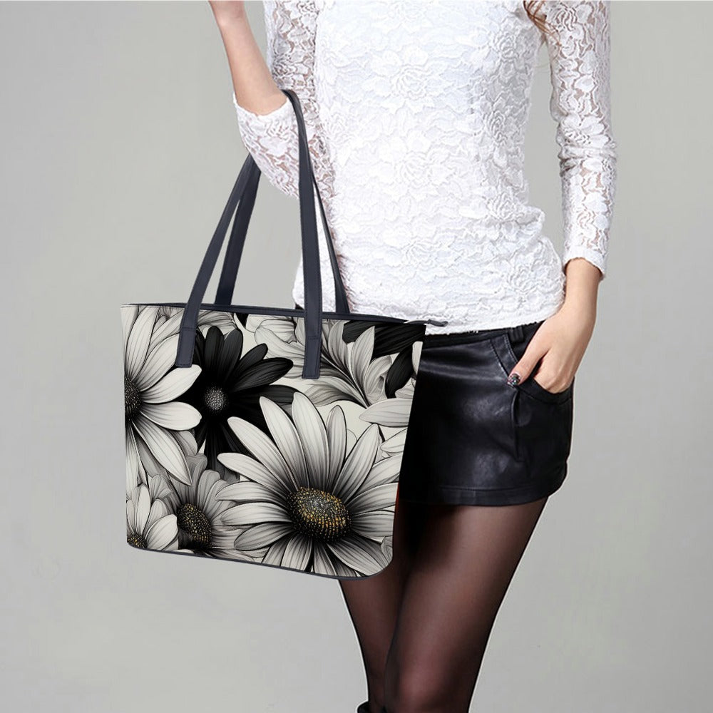 Leather handbag Inkedjoy