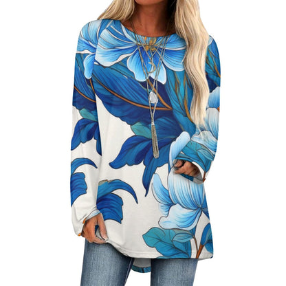 Crew Neck Long Sleeve T-Shirt Inkedjoy