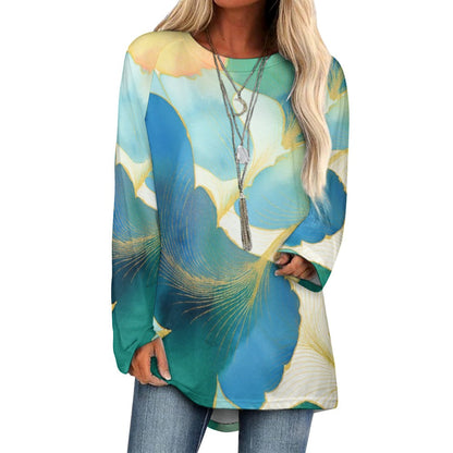 Crew Neck Long Sleeve T-Shirt Inkedjoy