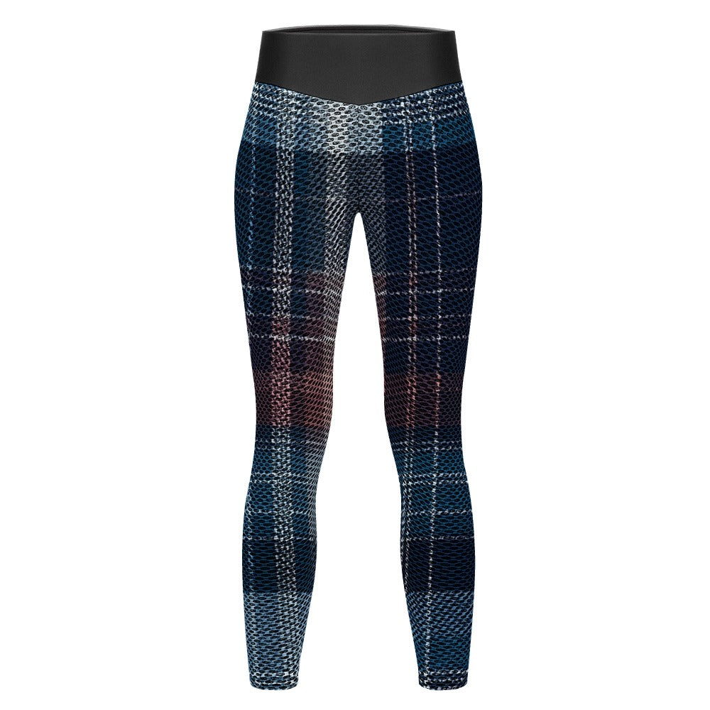 Honeycomb pattern leggings