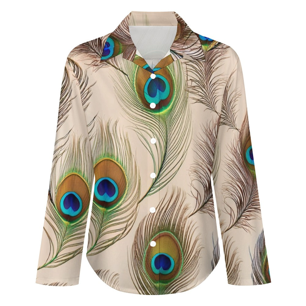 Cropped hem shirt Inkedjoy