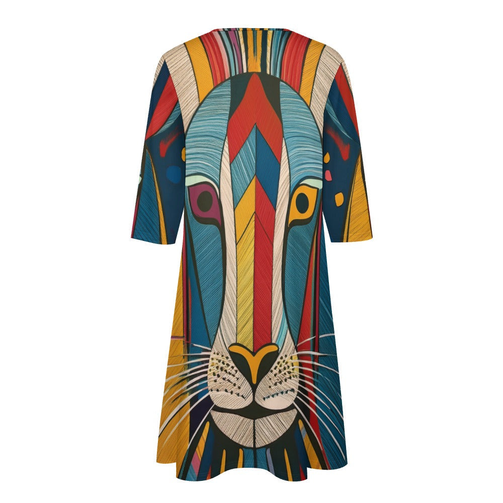 Animal Print Dress Inkedjoy