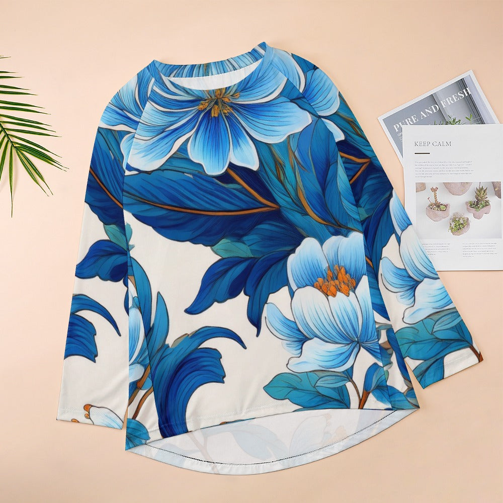 Crew Neck Long Sleeve T-Shirt Inkedjoy