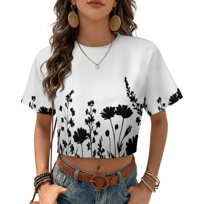 Crop Top Short-Sleeve T-Shirt