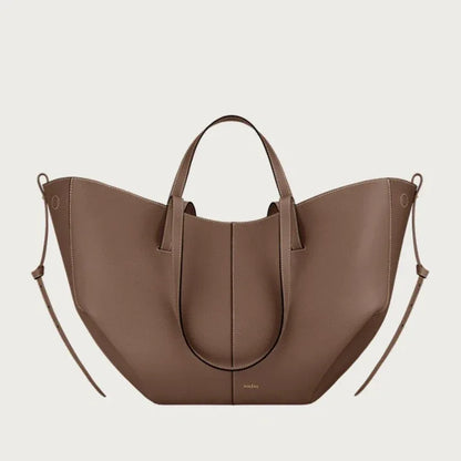 Leather bucket bag handbag tote bag - London Look