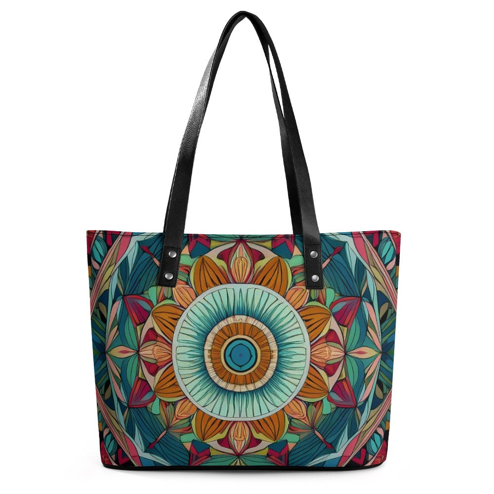 Leather handbag Inkedjoy