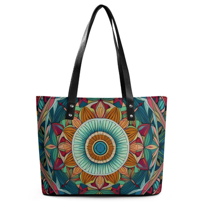 Leather handbag Inkedjoy