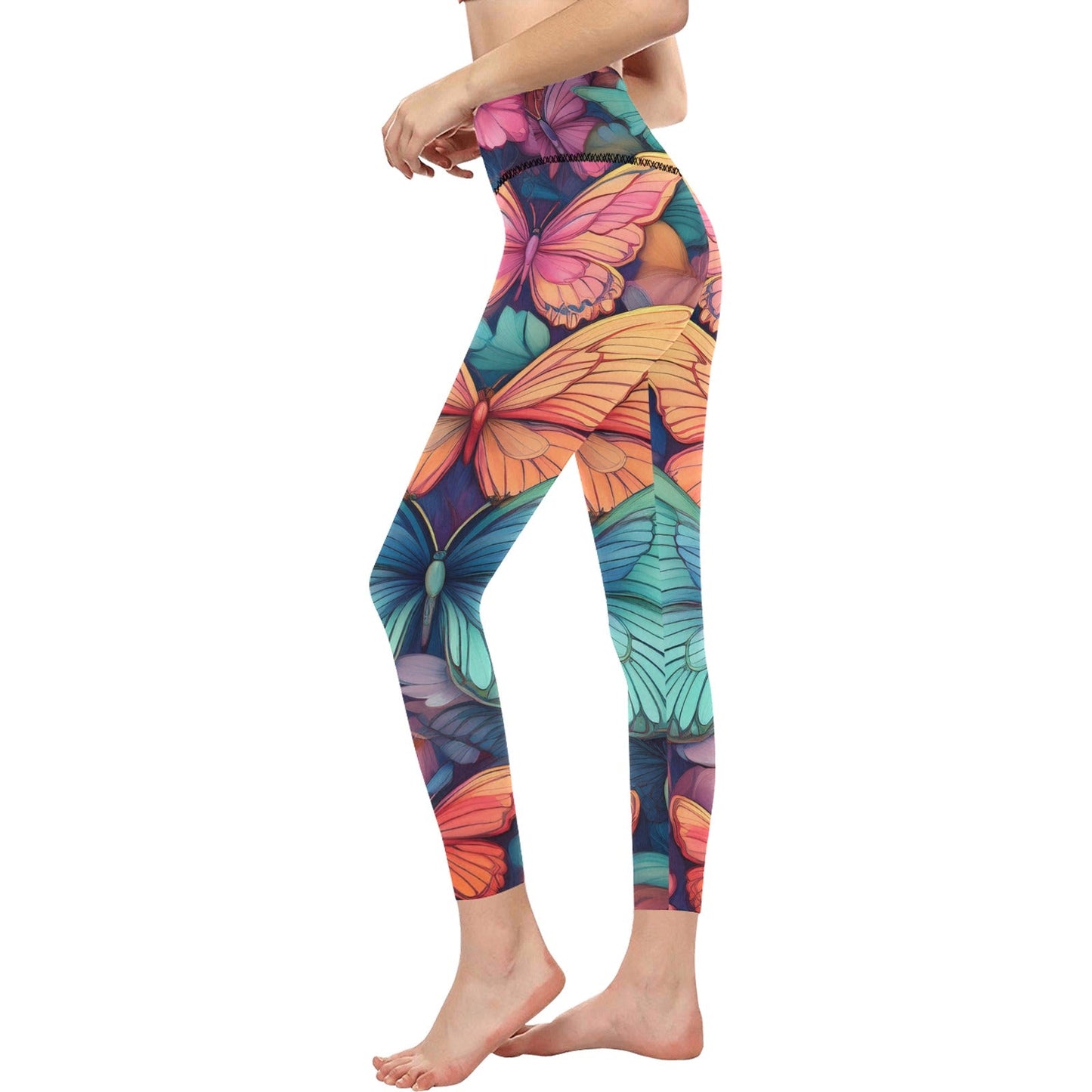 High-Waisted Leggings Inkedjoy