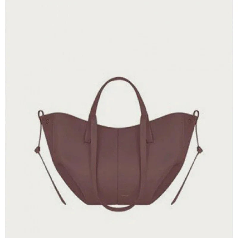 Leather bucket bag handbag tote bag - London Look