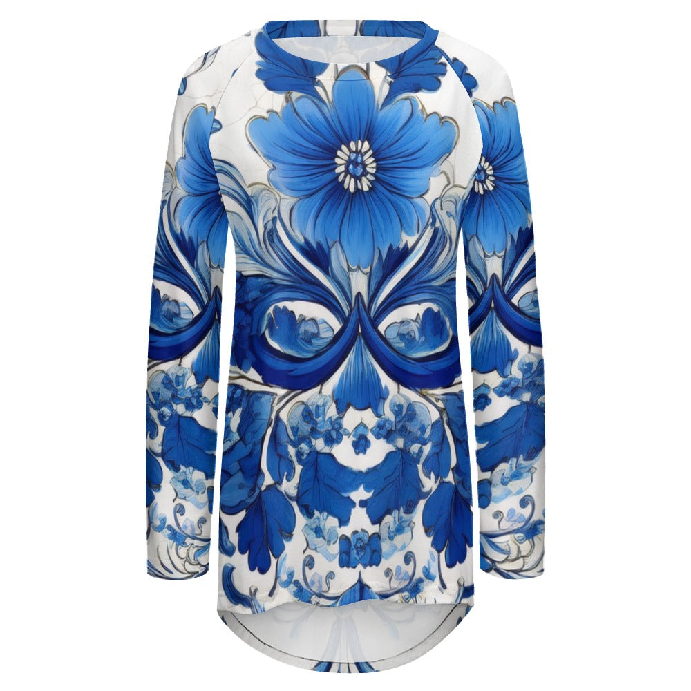 Crew Neck Long Sleeve T-Shirt Inkedjoy