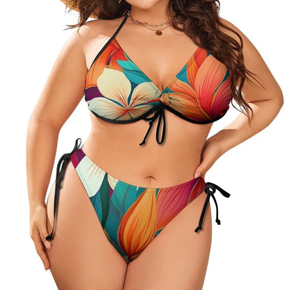 Large Size Bikini Swimsuit Inkedjoy