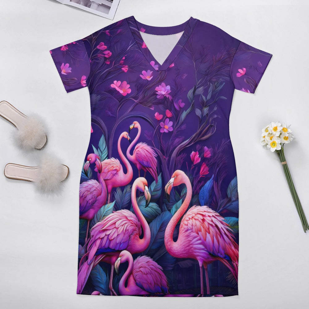 Loose pocket dress Inkedjoy