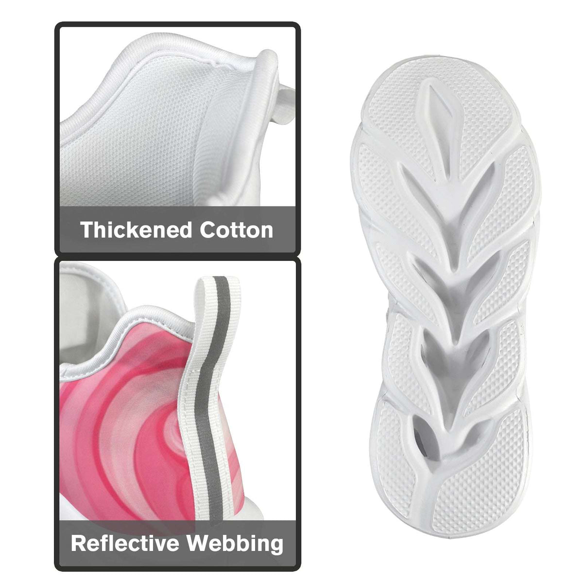 Women's Twisted Sole Sneakers Inkedjoy