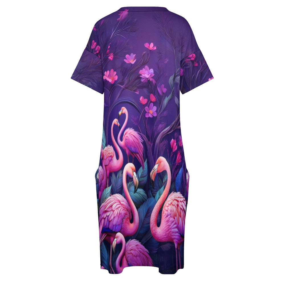 Loose pocket dress Inkedjoy