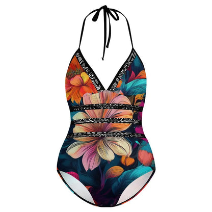 Plus Size Onepiece Swimsuit Inkedjoy