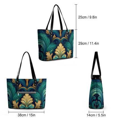 Leather handbag Inkedjoy