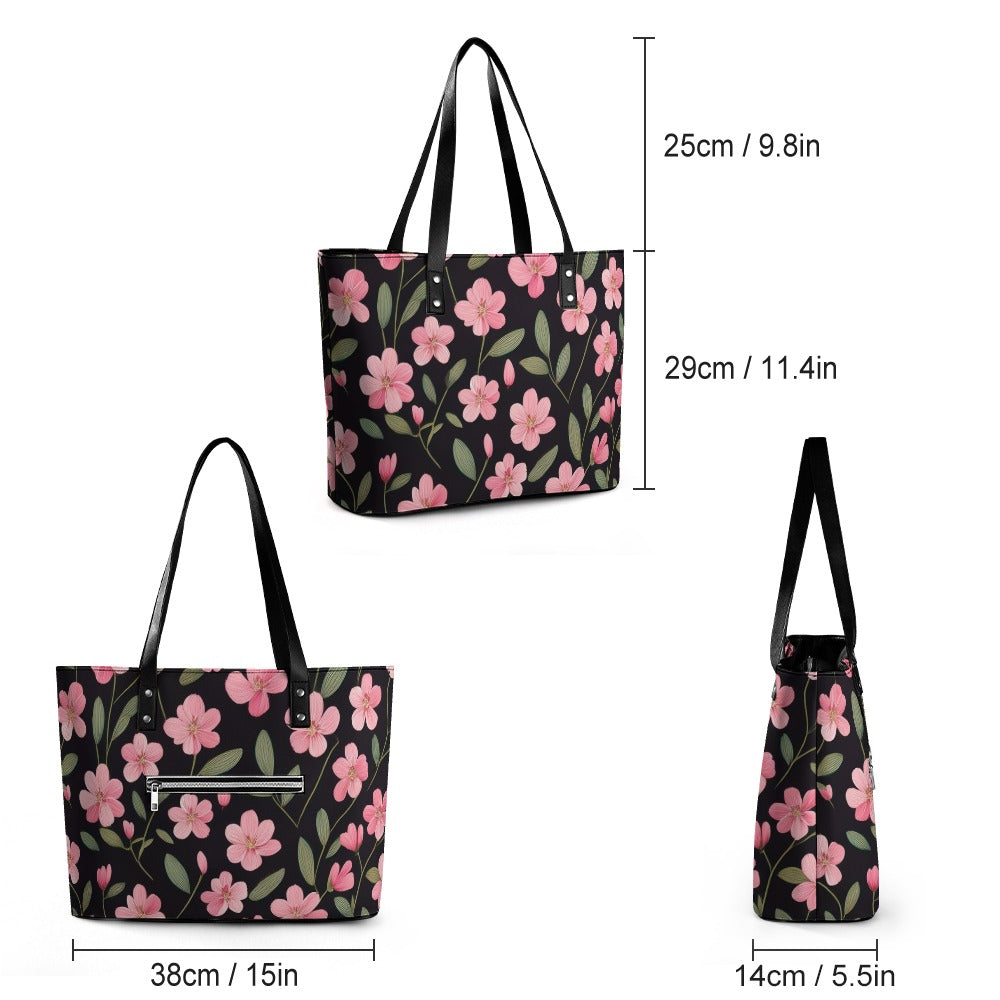 Leather handbag Inkedjoy