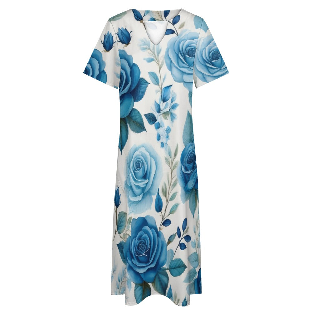 7-point sleeve dress Inkedjoy