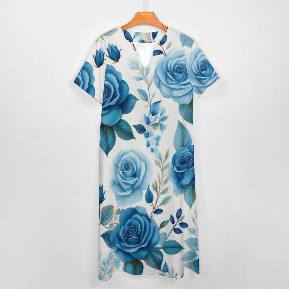 7-point sleeve dress Inkedjoy