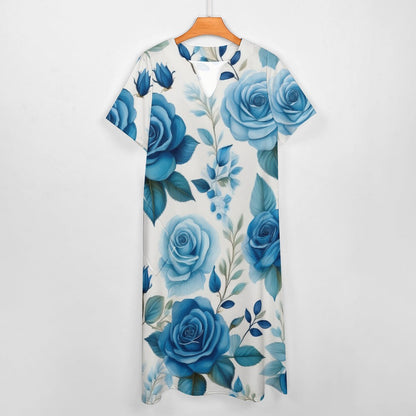 7-point sleeve dress Inkedjoy