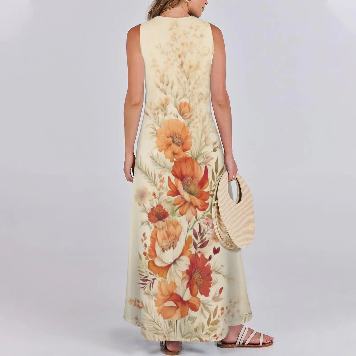 Floral beige