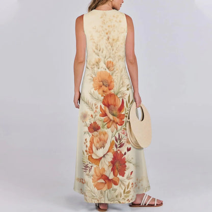 Floral beige