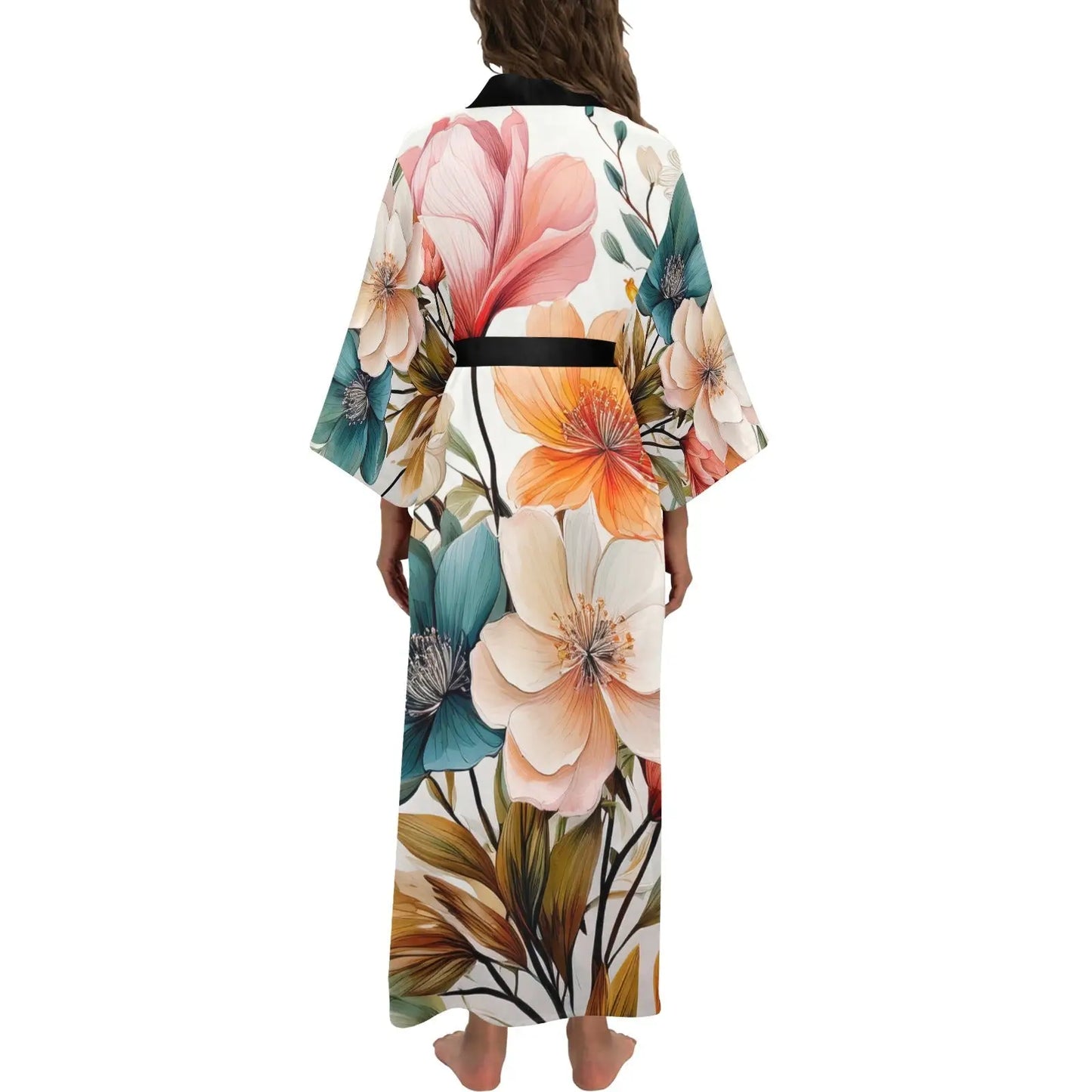 Long Kimono Robe Inkedjoy