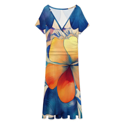Short sleeved dress Inkedjoy