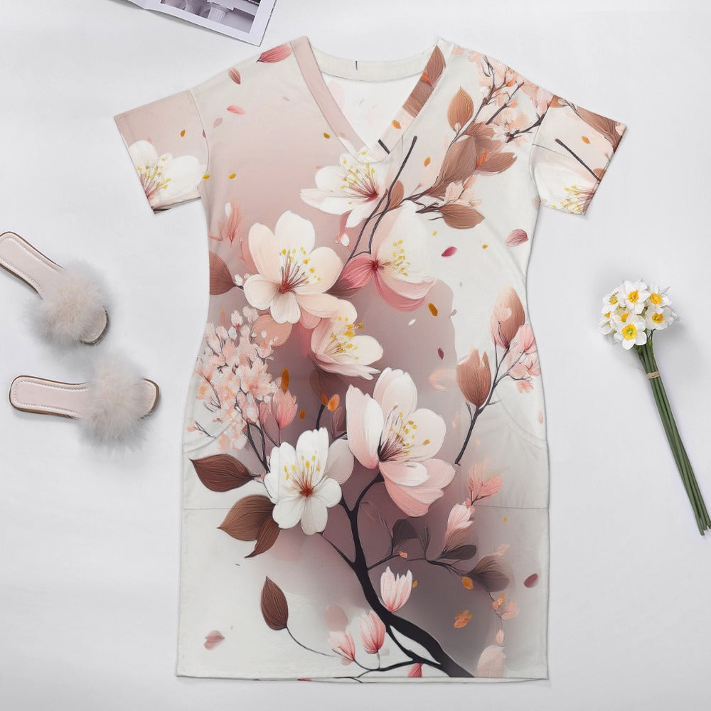 Loose pocket dress Inkedjoy