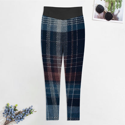 Honeycomb pattern leggings