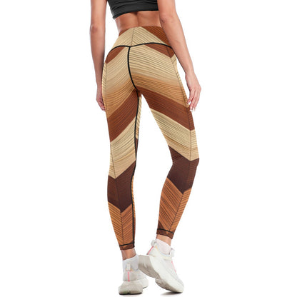 Beige Sports Leggings