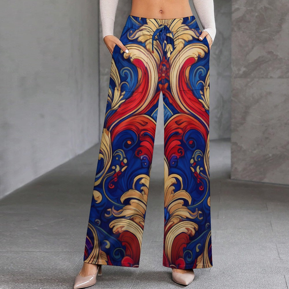 Wide-leg pants Inkedjoy