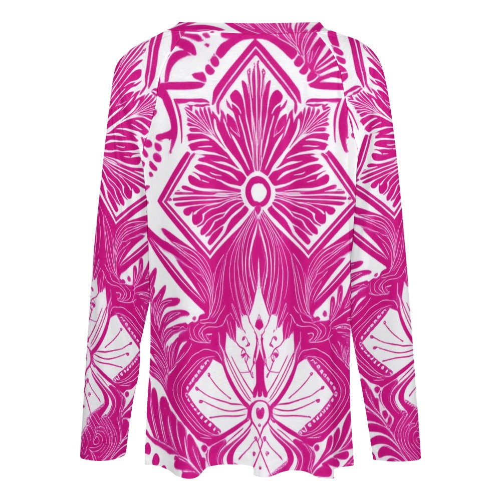Long sleeve loose tee Inkedjoy