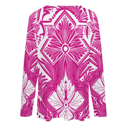 Long sleeve loose tee Inkedjoy